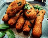 A picture of step 6 of CURRY-CORIANDER CUTLET.