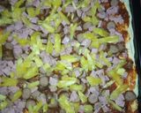 A picture of step 9 of Sausage, ham & pineapple pizza #author marathon.