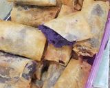 Foto langkah ke 4 dari resep Lumpia ubi ungu.