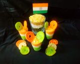 तिरंगा श्रीखंड वित्त तिरंगा जलेबी (Tiranga shrikhand with Tiranga jalebi recipe in Hindi) रेसिपी चरण 9 फोटो