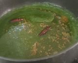 A picture of step 4 of Bathua Ke Jhor.