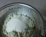 A picture of step 2 of Rice and Green Gram Split Dal Handva.