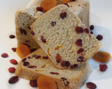 Foto del paso 4 de la receta: Pan con orejones de albaricoque y arándanos en panificadora