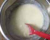 Foto langkah ke 4 dari resep Brownies Kukus Gluten Free Dengan Krim Keju.