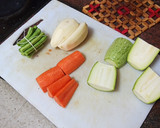 Foto del paso 1 de la receta: Verduras y papas cocidas