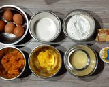 Foto langkah ke 1 dari resep Cake Labu Kuning / Pumkin Cake.