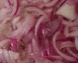 A picture of step 1 of Mutton Quorma.