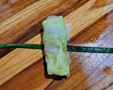 Hình bước làm 4 của món Canh bắp cải cuốn thịt bằm
