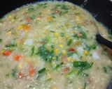 Foto langkah ke 3 dari resep Bubur Jalo a.k.a Bubur Sayur.