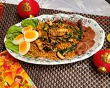 Hình bước làm 5 của món Mì trường thọ