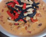 A picture of step 6 of Cream Cheese Taco Soup.
