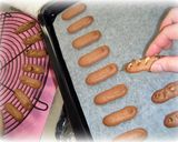 A picture of step 8 of Light and Airy Baked Chocolate Cookies.