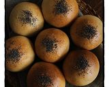 A picture of step 5 of Black Sesame Anpan Flavoured with Brown Sugar (Bread Rolls Filled with Beans Paste).