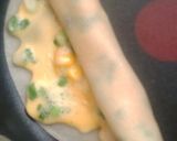 A picture of step 6 of Taiwanese Danbing-style Breakfast Crepe with Egg and Flour.
