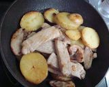 A picture of step 11 of New Potatoes and Pork with Rich Butter Soy Sauce.