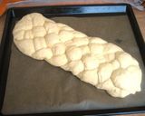 A picture of step 11 of Hefezopf (German Bread).
