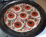A picture of step 6 of Vickys Halloween Pizza 'P-Eyes' 👀 GF DF EF SF NF.