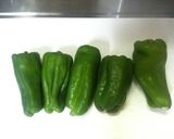 A picture of step 2 of Shio-Kombu and Green Bell Pepper.