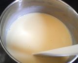 A picture of step 3 of Matcha Bavarois.