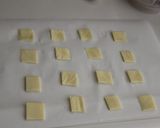 A picture of step 3 of Cheese Cookies Made with Just 1 Slice of Cheese.
