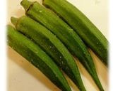 A picture of step 1 of Okra & Tomato Soup with Refreshing Vinegar.