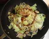 A picture of step 6 of Stir Fried Udon Noodles with Lots Of Vegetables.