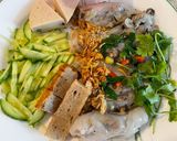Hình bước làm 4 của món Bánh cuốn nhân thịt
