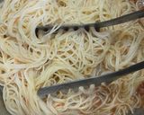 A picture of step 6 of Chilled Tomato Pasta with Shrimp & Scallops.