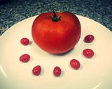 A picture of step 1 of Kanya's Smiley Fresh Tomato Soup.