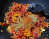 A picture of step 4 of Frozen corn curry.