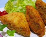 A picture of step 6 of Soft, Light, and Crispy! Stuffed Deep Fried Hanpen Fish Cakes.