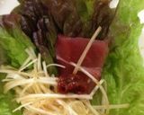 A picture of step 4 of Korean Leek Salad.
