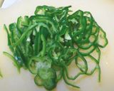 A picture of step 1 of Lifesaver Green Pepper Stir-Fry.