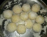 A picture of step 3 of Instant coconut laddus.