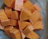 Foto langkah ke 1 dari resep Es Loli Buah Pepaya.