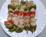 Foto del paso 5 de la receta: Brochetas de Rape y verduras en Freidora de aire