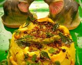 A picture of step 8 of Ven Pongal.