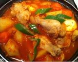 A picture of step 8 of Korean Sweet and Spicy Hot Daktoritang.