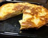 A picture of step 5 of Oil-free Sake Lees Baked Cheesecake.