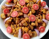 A picture of step 4 of Bread Poha.