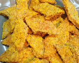 Foto del paso 4 de la receta: Crackers de chía, lino, dorado y girasol, al cúrcuma 💫🎀🍄💫🎀🍄