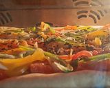 Une image de l'étape 5 de Pizza au saumon et poivrons au Cook Expert.