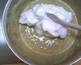 A picture of step 11 of Black Tea Chiffon Cake.