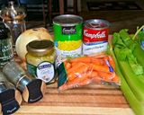 A picture of step 1 of Mike's Green Chilie Chicken Sauce.