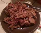 A picture of step 1 of Smoked Shredded Pork Shoulder Macho Nachos.
