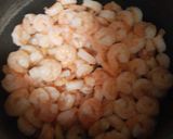 A picture of step 2 of Asian inspired rice with shrimp.