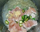 A picture of step 4 of Capsicum Chicken Karahi.
