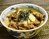 A picture of step 9 of Tokyo-style Gyuudon Beef Rice Bowl.