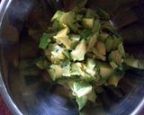 A picture of step 2 of avocado pudding.