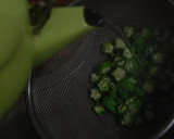 A picture of step 3 of Chilled Tofu with Okra and Umeboshi Pickled Plums.